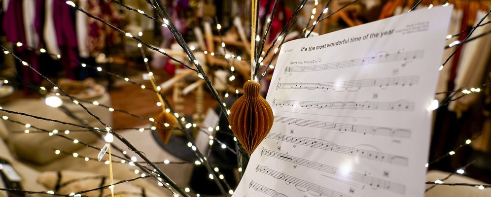 Fanfare bladmuziek foto