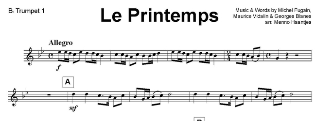 Le Printemps - De Lente!